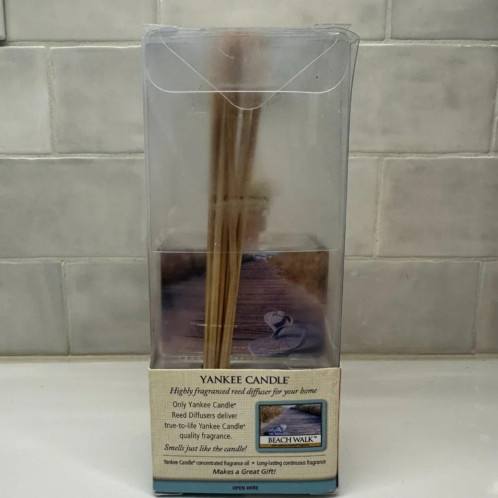 Yankee Candle Beach Walk Reed Diffuser 1.2 fl oz Discontinued - New In Box